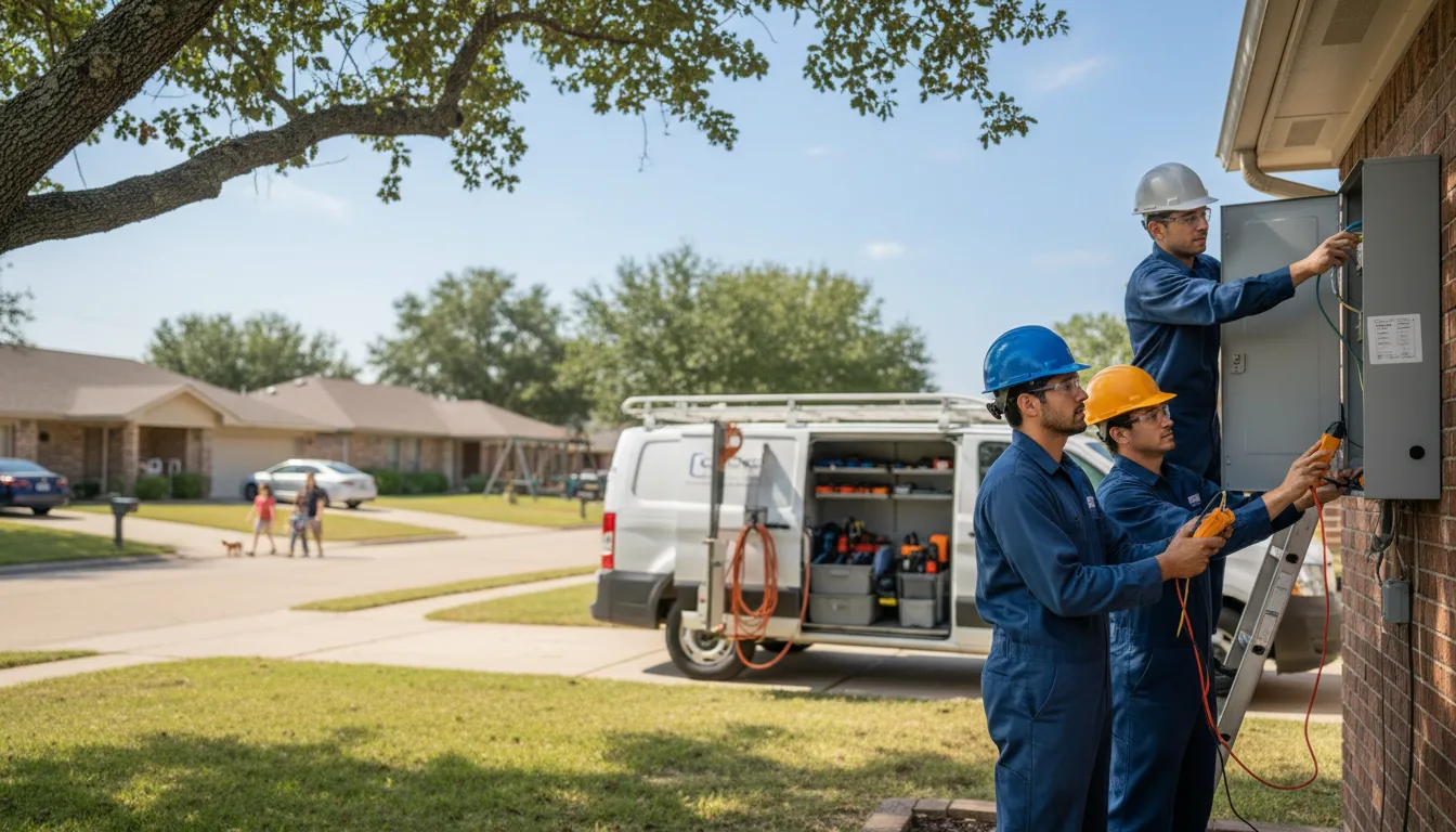 Certified electrician providing emergency electrical services in Sanborn, NY